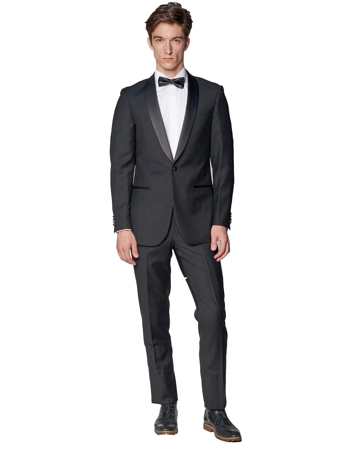 Shawl Collar Tuxedo – Premium Super 150’s, Modern or Slim Fit
