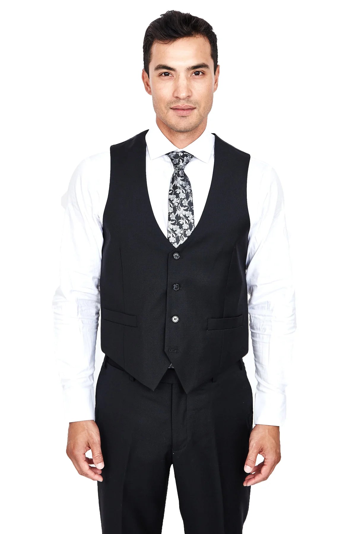 Low-Cut Vest, Black