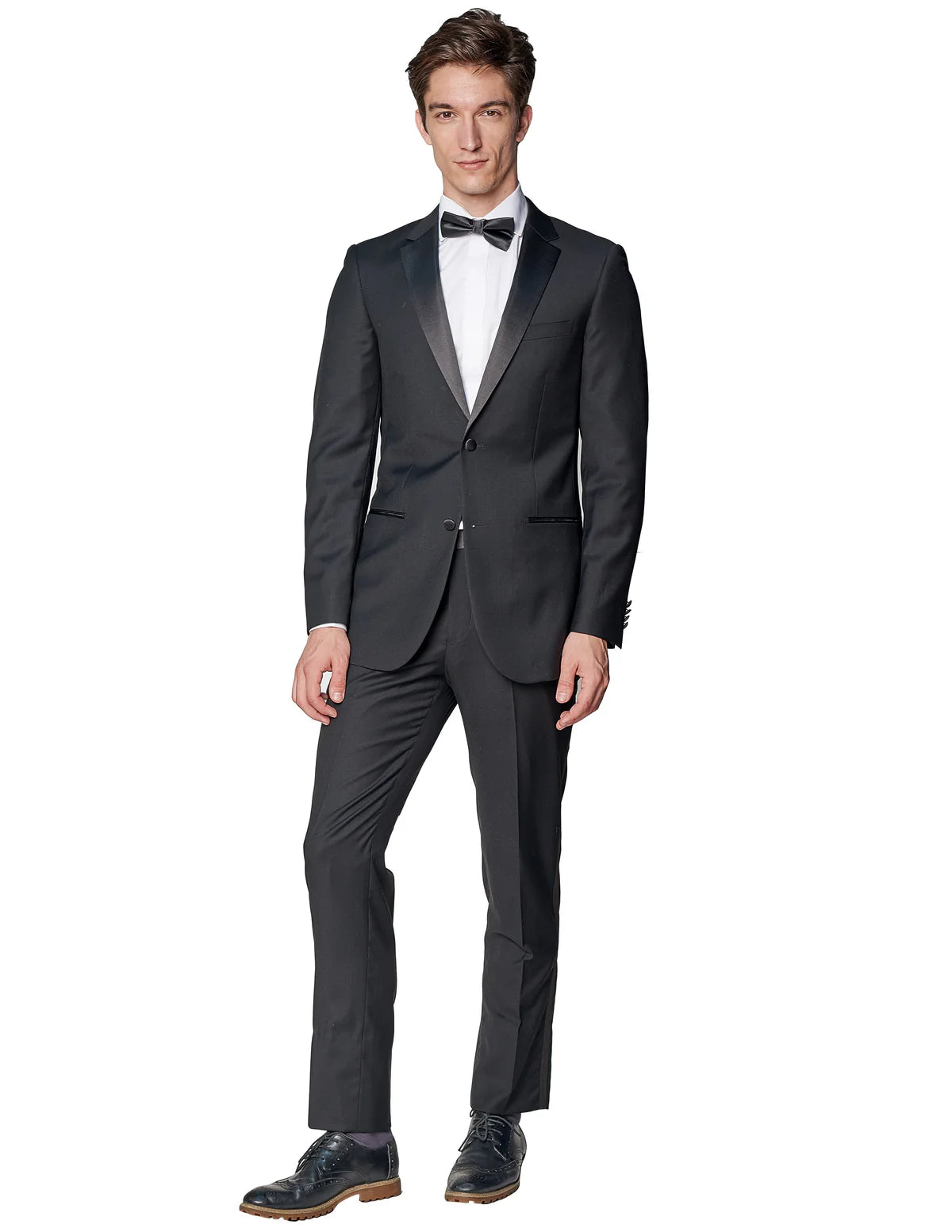Notch Lapel Tuxedo – Premium Super 150’s, Modern or Slim Fit