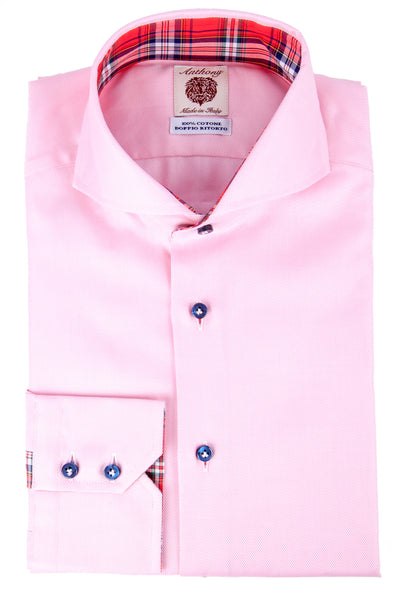 Solid Pink Cotton Twill