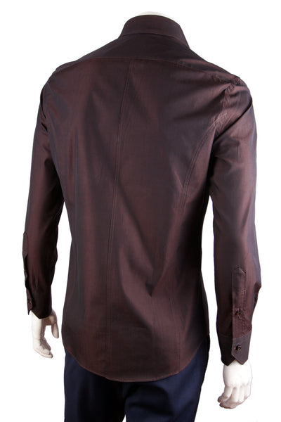 Solid Iridescent Cotton Shirt